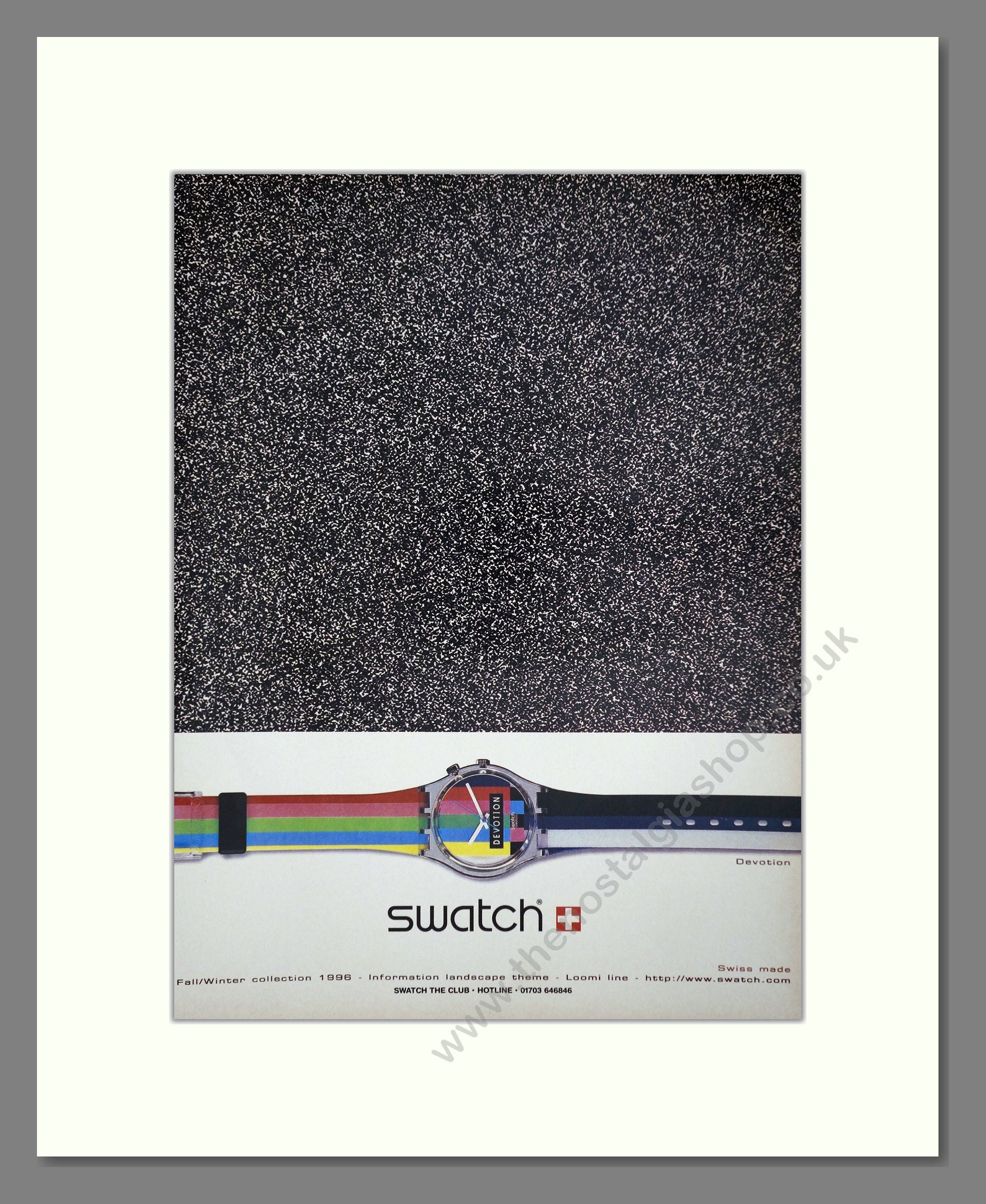 Swatch - Devotion. Vintage Advert 1996 (ref AD64370)