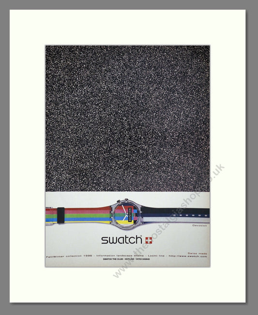 Swatch - Devotion. Vintage Advert 1996 (ref AD64370)