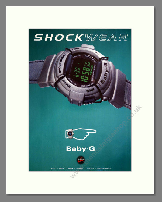 Casio - Baby-G G-Shock. Vintage Advert 1997 (ref AD64377)