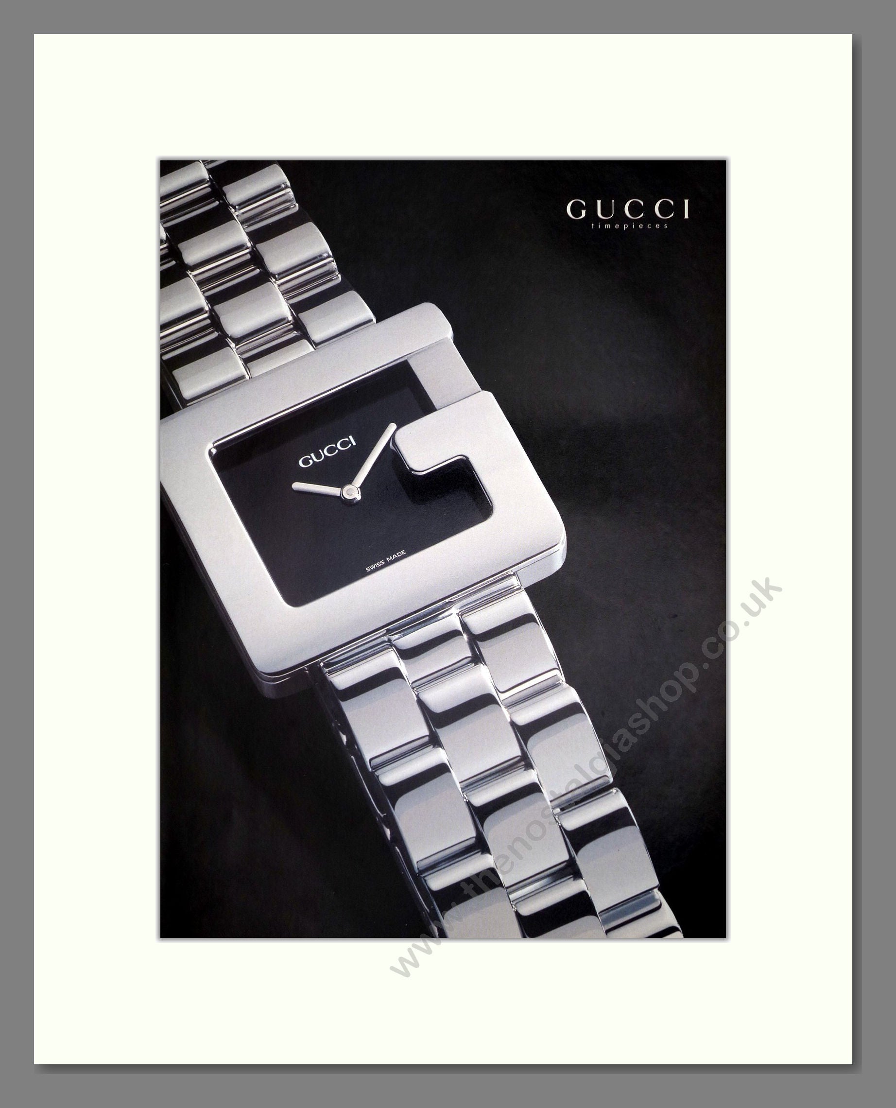 Gucci - Swiss Made. Vintage Advert 1997 (ref AD64387)