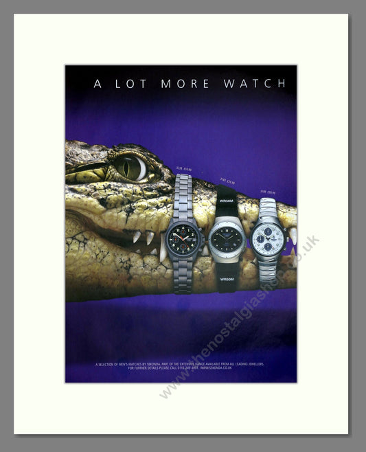 Sekonda - Various Watches (Double Advert). Vintage Advert 1999 (ref AD64403)