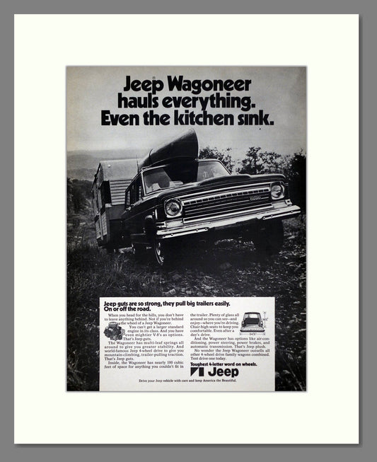 Jeep - Wagoneer. Vintage Advert 1972 (ref AD64421)