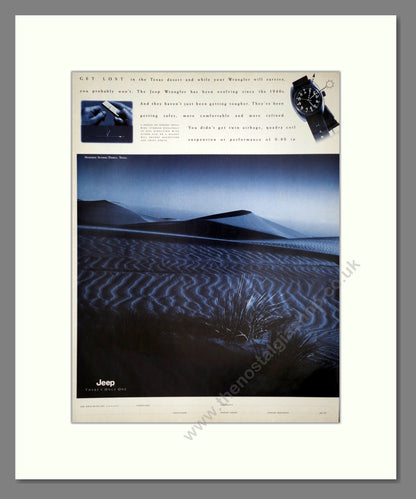 Jeep - Wrangler. Vintage Advert 1997 (ref AD64431)