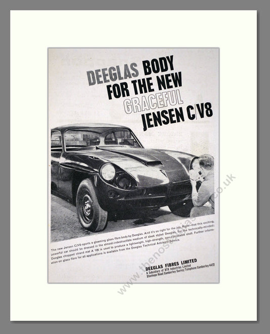 Jensen - C/V8. Vintage Advert 1962 (ref AD64452)