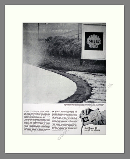 Jensen - Shell (Double Advert). Vintage Advert 1965 (ref AD64466)