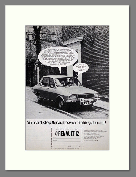 Renault - 12. Vintage Advert 1976 (ref AD64524)