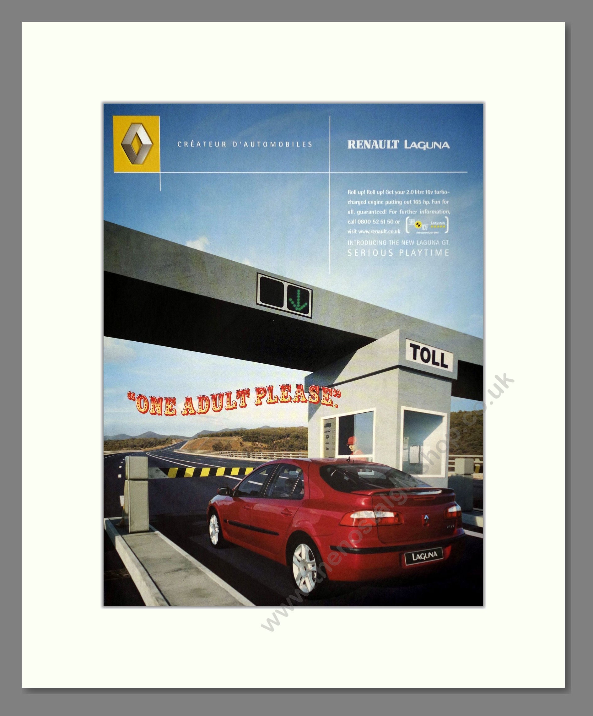 Renault - Laguna. Vintage Advert 2004 (ref AD64611)