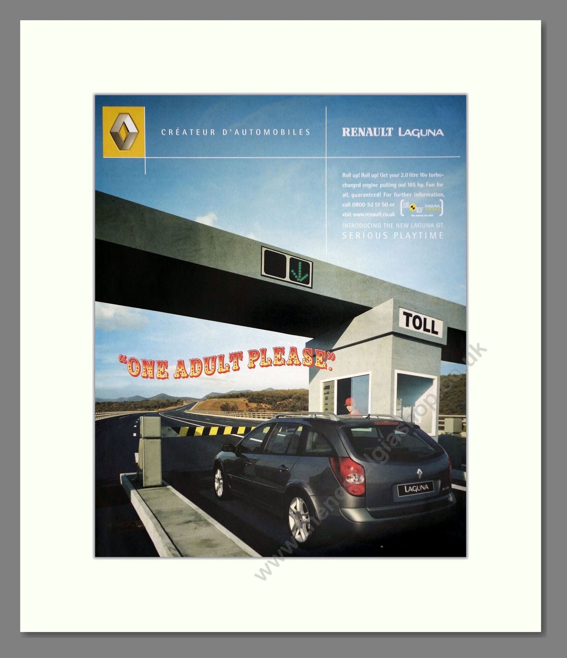 Renault - Laguna. Vintage Advert 2004 (ref AD64612)