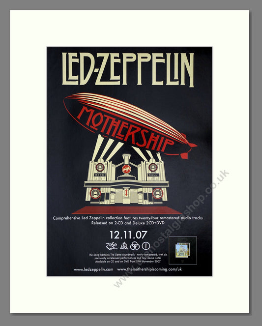 Led Zeppelin - Mothership. Vintage Advert 2007 (ref AD64670)