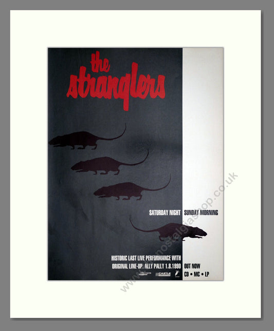 Stranglers (The) - Saturday Night Sunday Morning. Vintage Advert 1993 (ref AD64676)