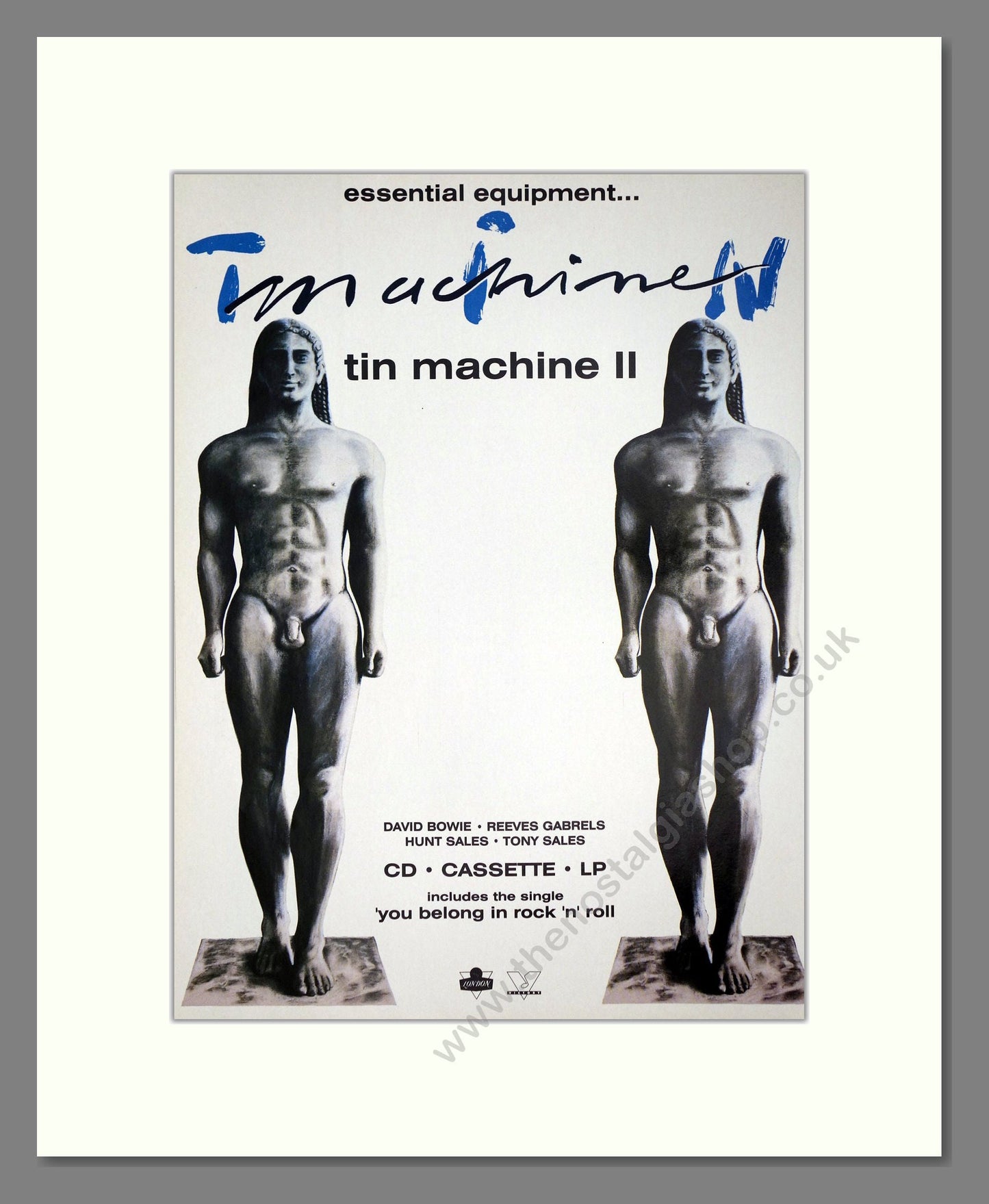 Tin Machine - Tin Machine II. Vintage Advert 1991 (ref AD64683)