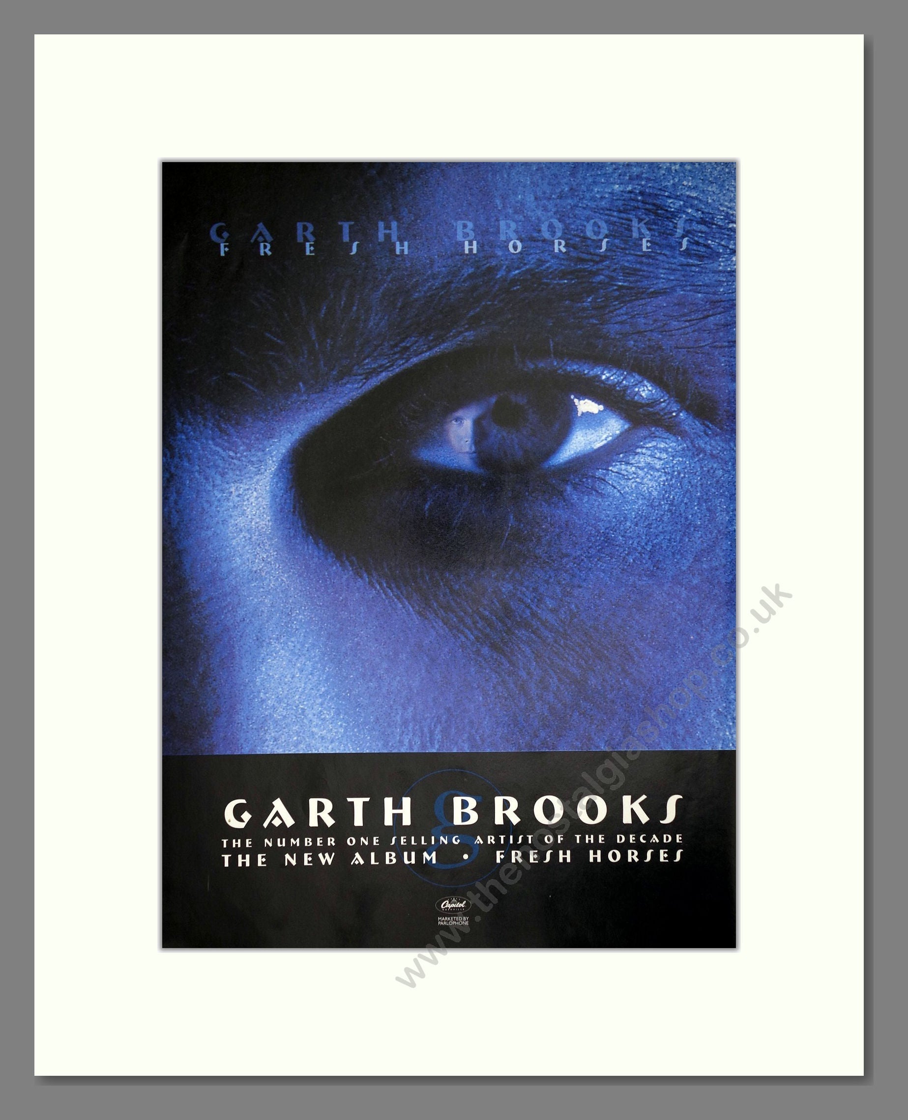 Garth Brooks - Fresh Horses. Vintage Advert 1996 (ref AD64686)