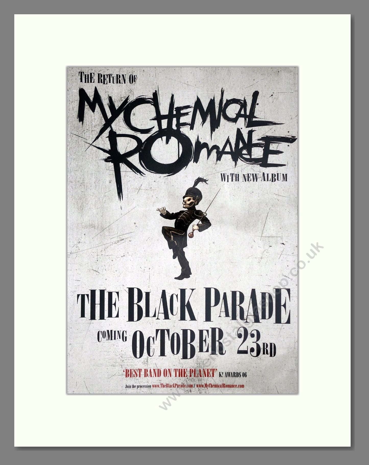 My Chemical Romance - The Black Parade. Vintage Advert 2006 (ref AD64700)