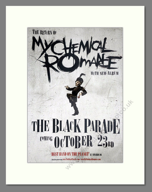 My Chemical Romance - The Black Parade. Vintage Advert 2006 (ref AD64700)