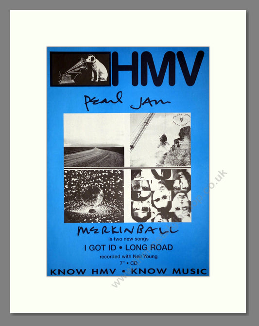 Pearl Jam - Merkinball. Vintage Advert 1995 (ref AD64751)