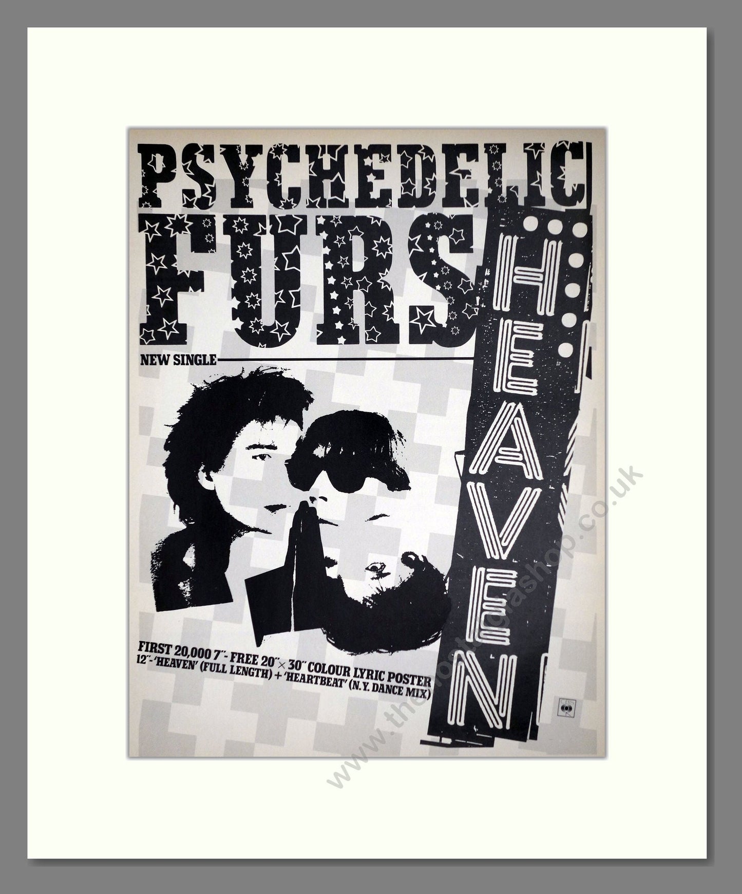 Psychedelic Furs (The) - Heaven. Vintage Advert 1984 (ref AD64766)