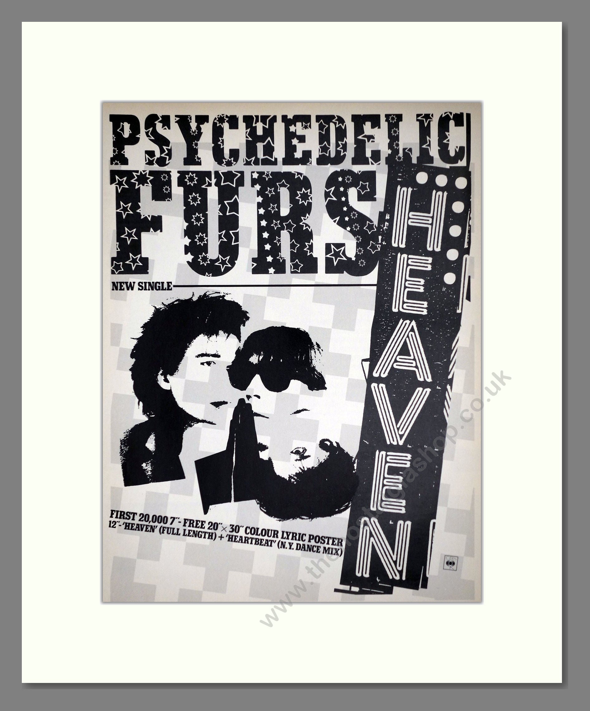 Psychedelic Furs (The) - Heaven. Vintage Advert 1984 (ref AD64766)