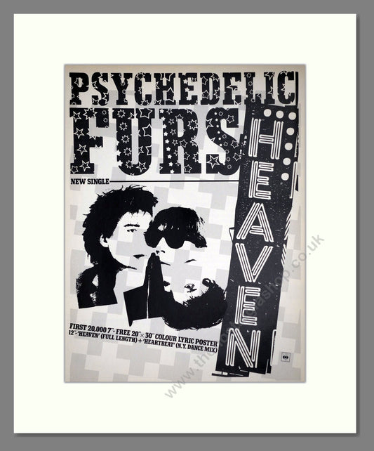 Psychedelic Furs (The) - Heaven. Vintage Advert 1984 (ref AD64766)