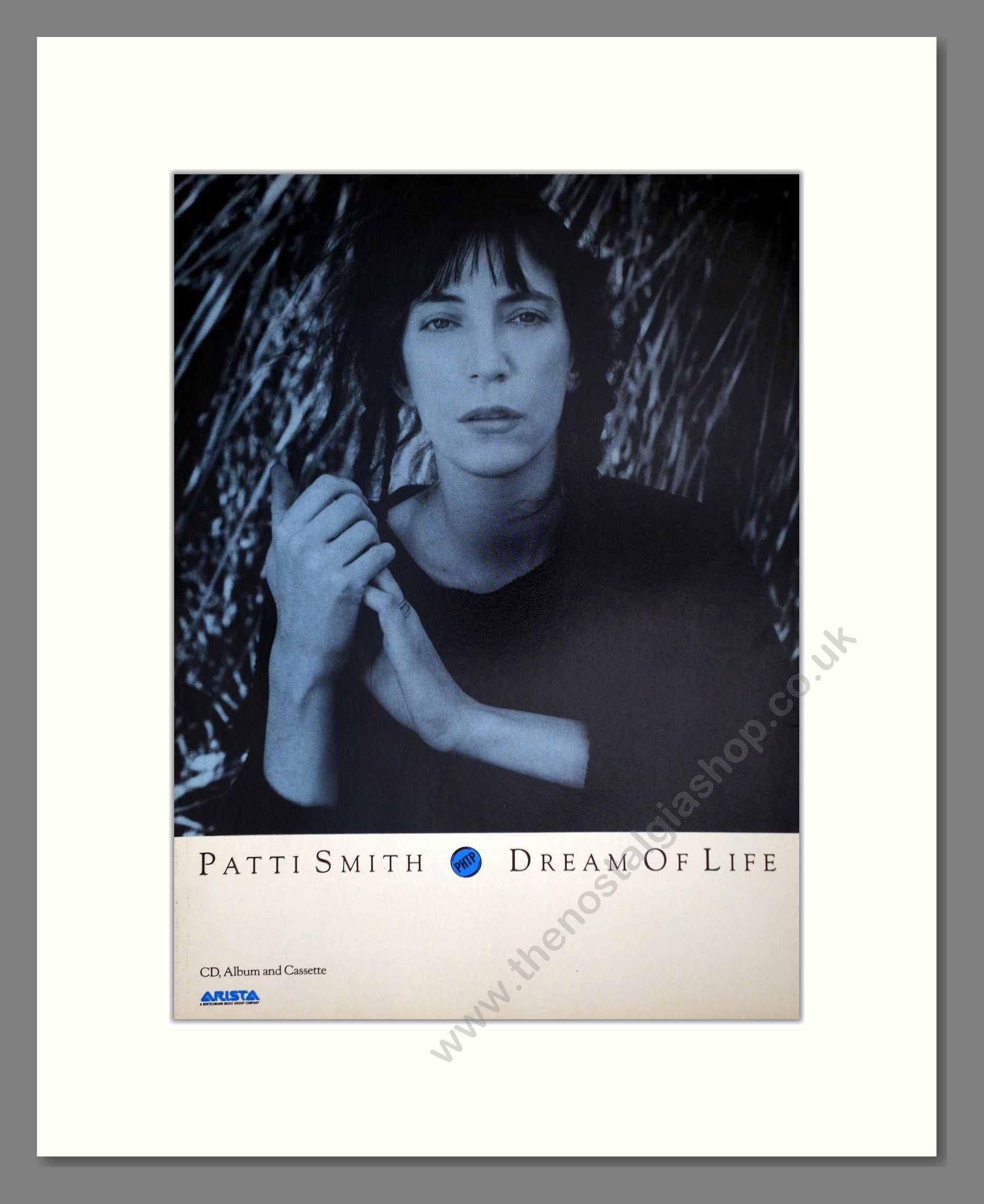 Patti Smith - Dream Of Life. Vintage Advert 1999 (ref AD64777)