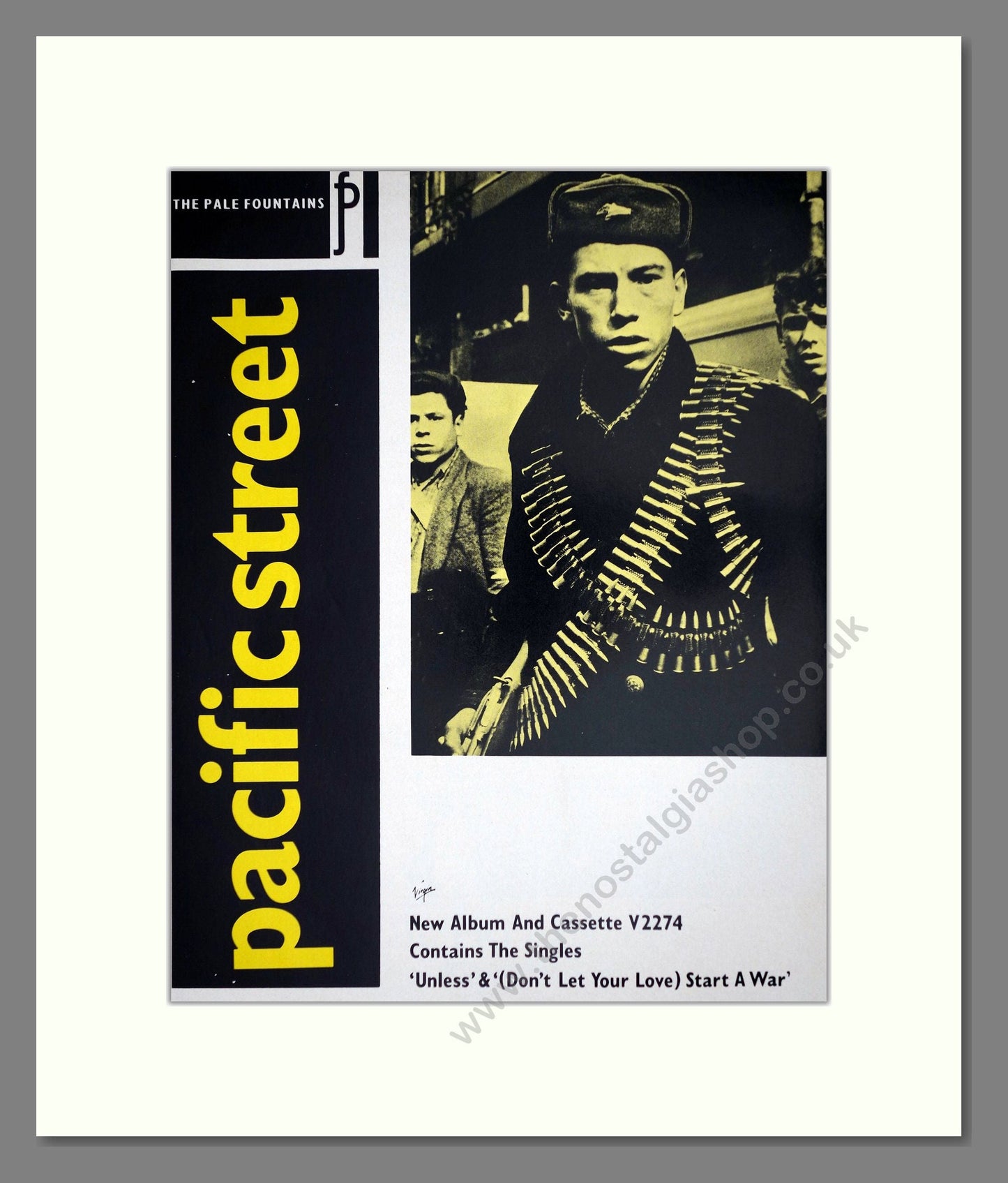 Pale Fountains (The) - Pacific Street. Vintage Advert 1984 (ref AD64779)