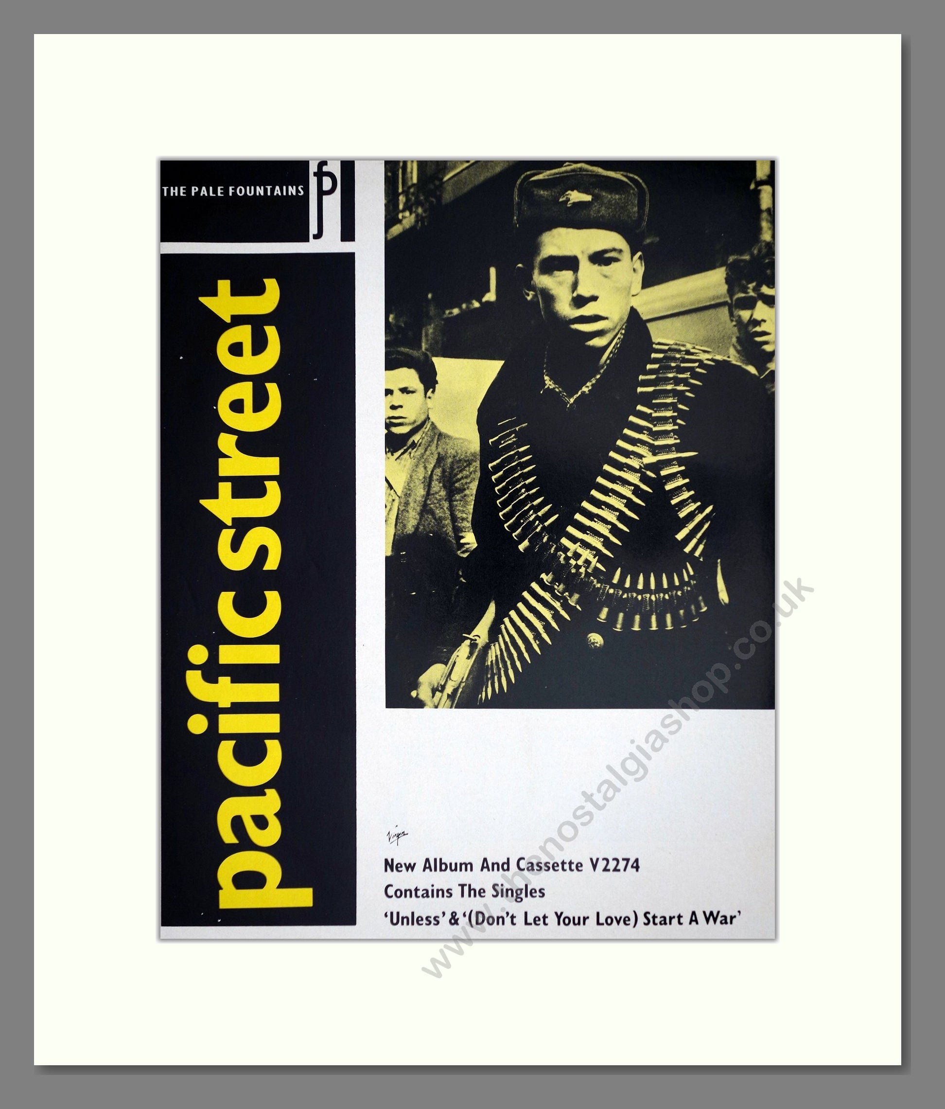 Pale Fountains (The) - Pacific Street. Vintage Advert 1984 (ref AD64779)