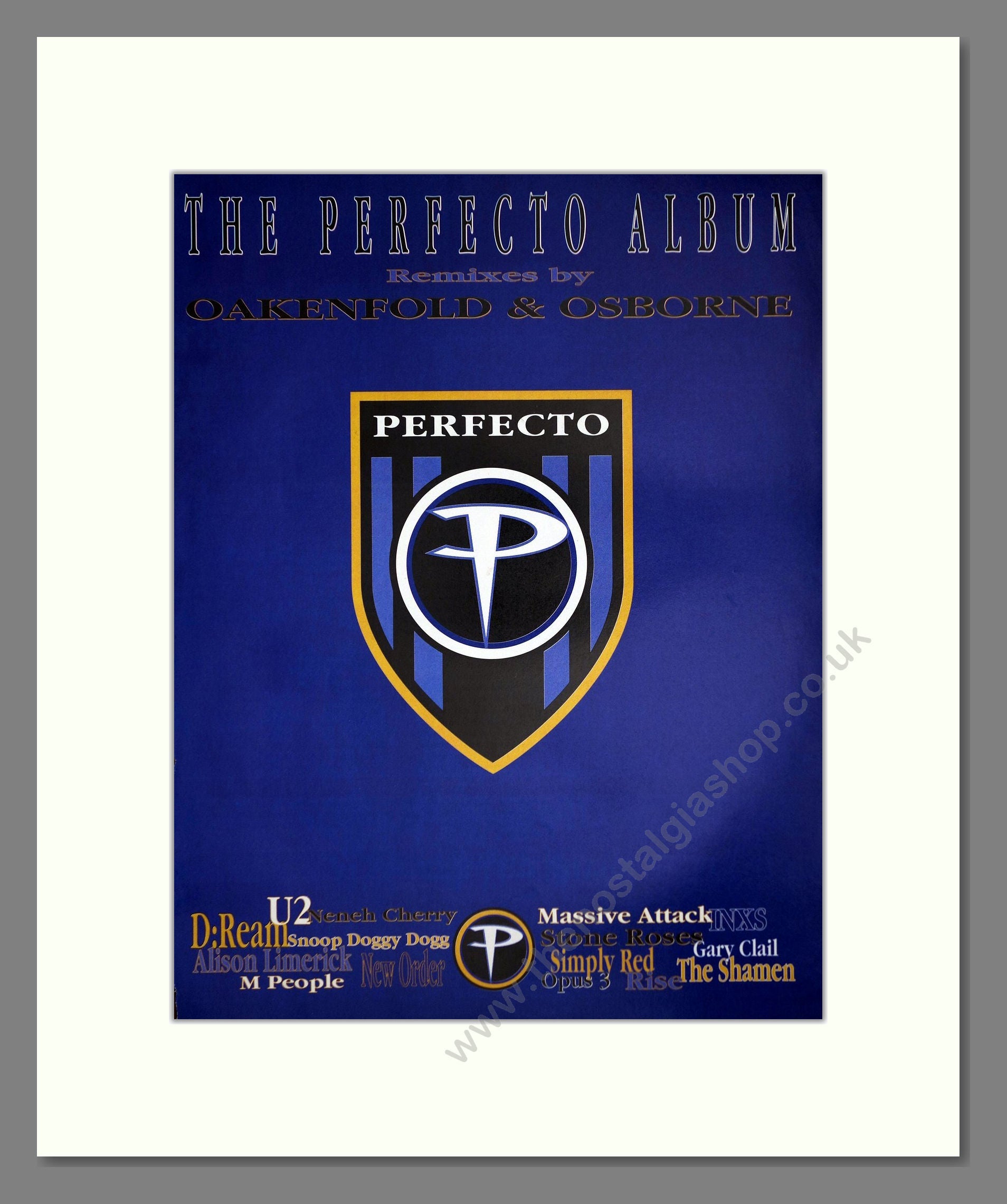 Oakenfold And Osborne - Perfecto Remixes. Vintage Advert 1994 (ref AD64788)