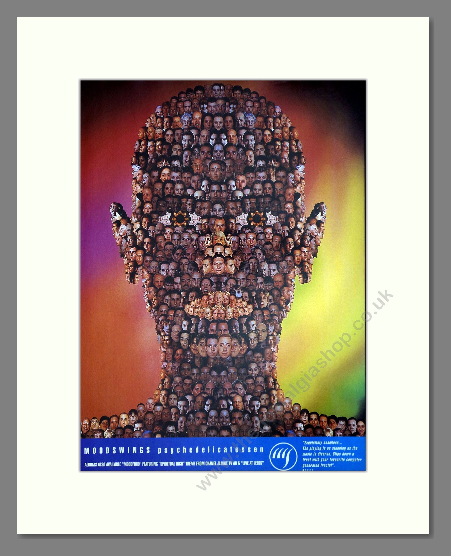 Moodswings - Psychedelicatessen. Vintage Advert 1997 (ref AD64798)