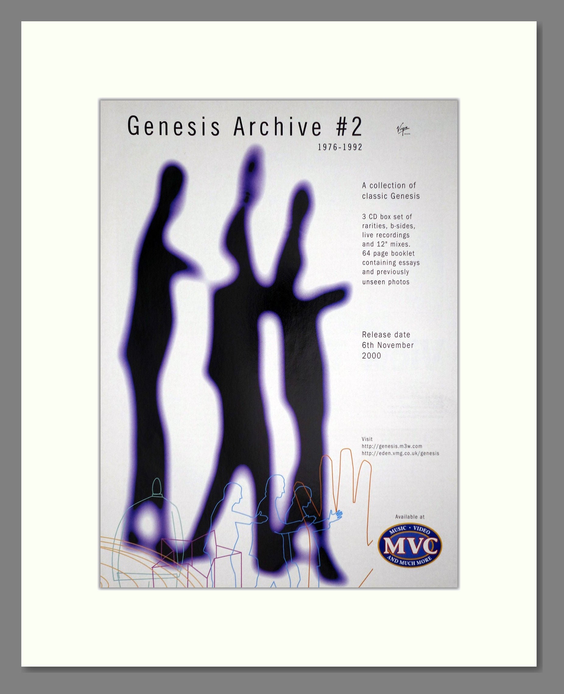 Genesis - Archive #2. Vintage Advert 2000 (ref AD64805)