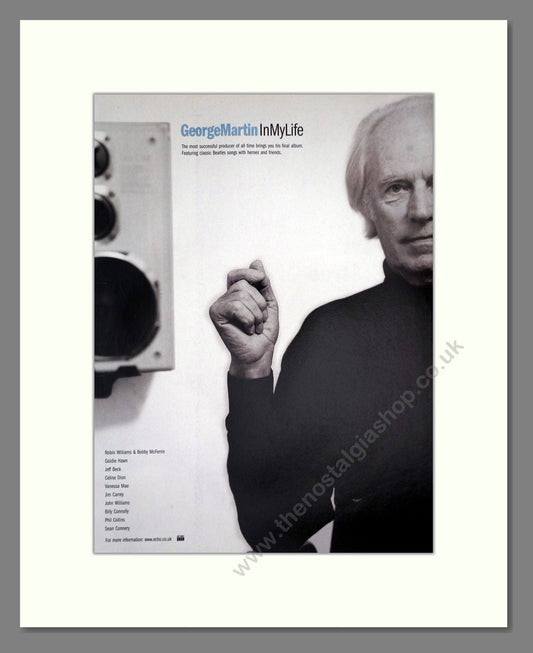 George Martin - In My Life. Vintage Advert 1998 (ref AD64817)