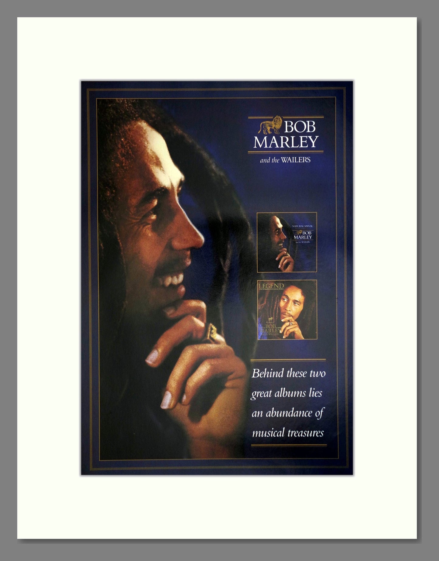 Bob Marley - Natural Mystic / Legend. Vintage Advert 1995 (ref AD64821)