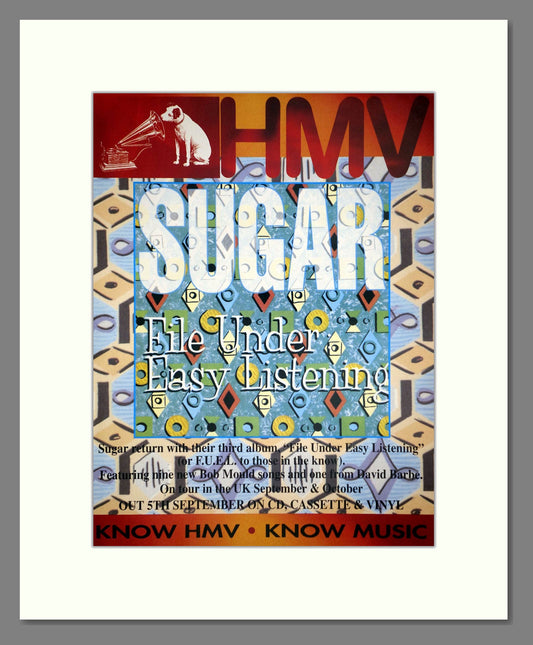 Sugar - File Under Easy Listening. Vintage Advert 1994 (ref AD64827)