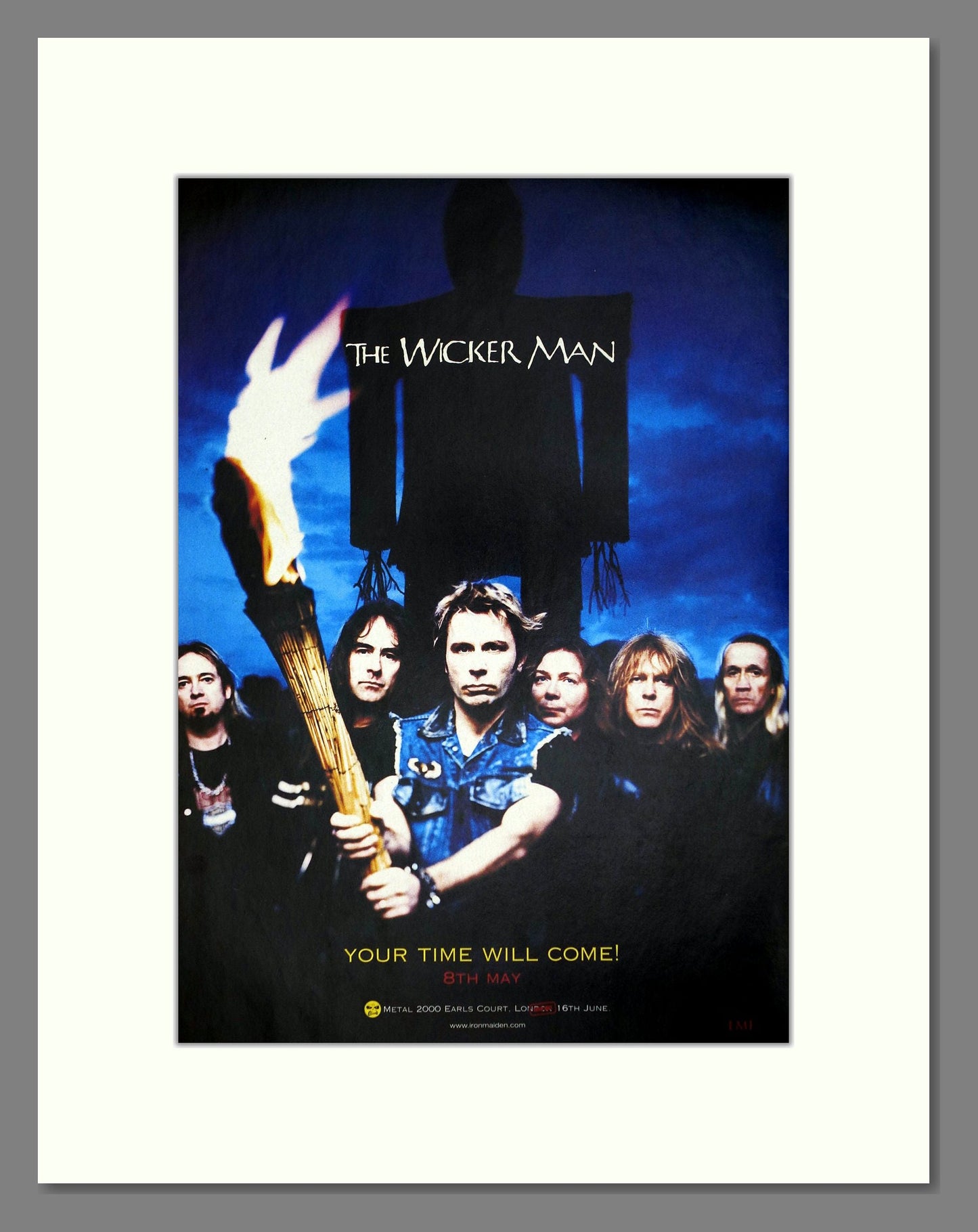 Iron Maiden - The Wicker Man. Vintage Advert 2000 (ref AD64837)