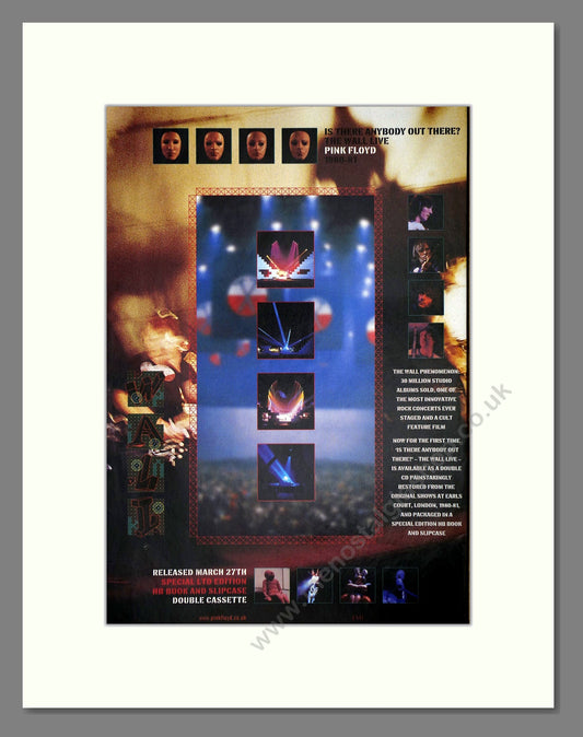 Pink Floyd - The Wall Live. Vintage Advert 2000 (ref AD64839)