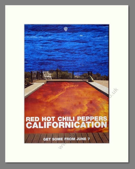 Red Hot Chili Peppers - Californication. Vintage Advert 1999 (ref AD64848)