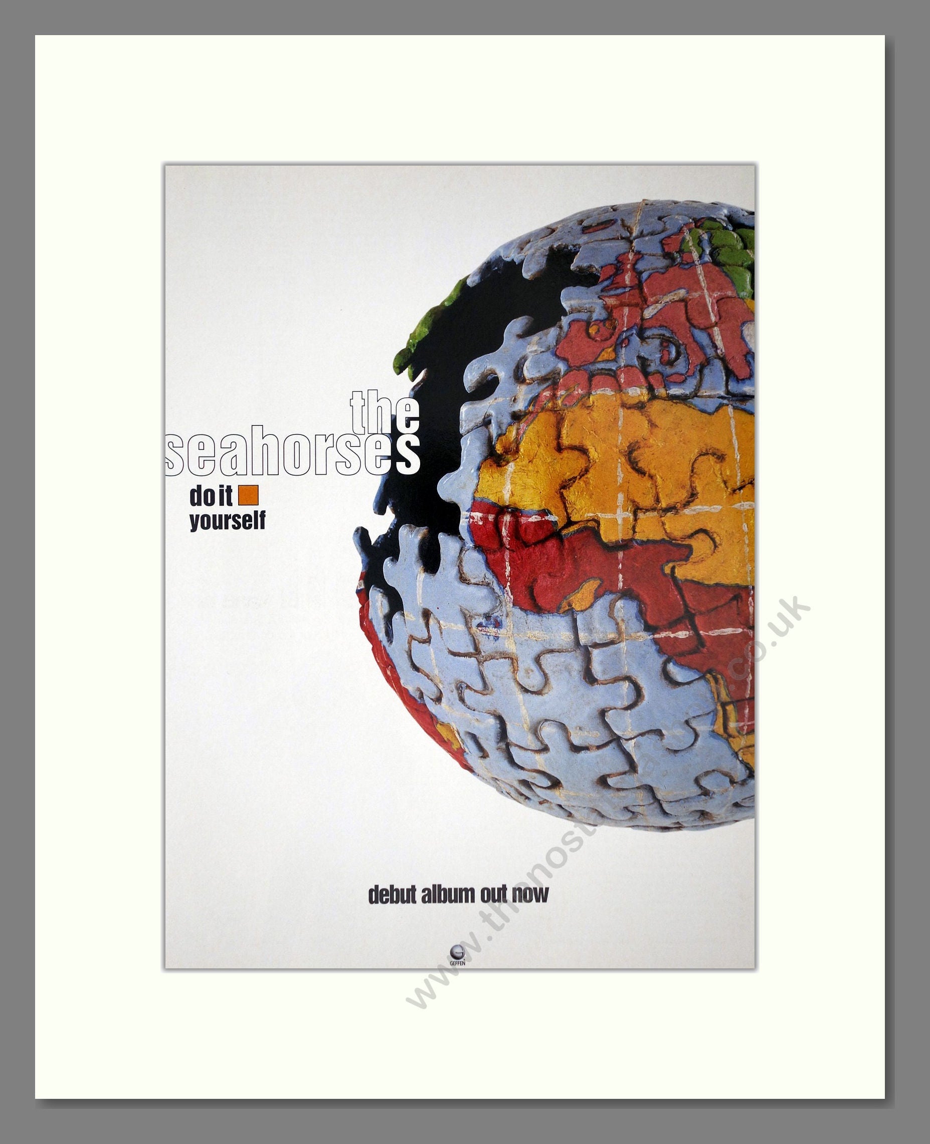 Seahorses - Do It Yourself. Vintage Advert 1997 (ref AD64873)