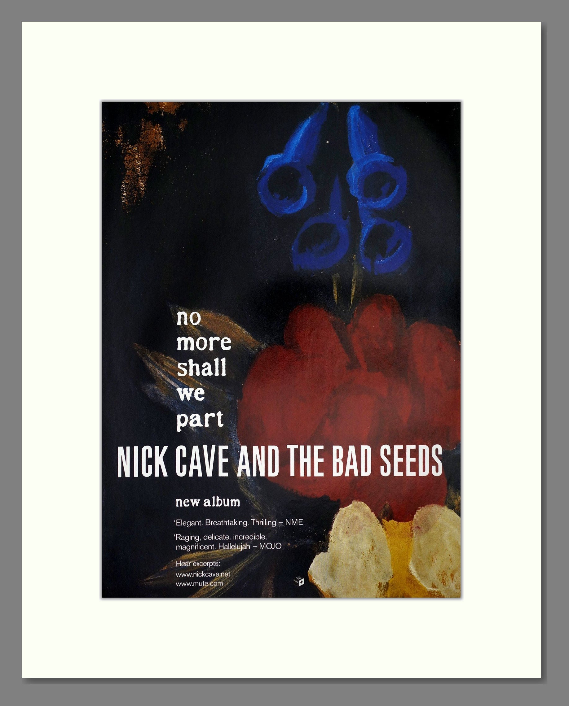 Nick Cave And The Bad Seeds - No More Shall We Part. Vintage Advert 2001 (ref AD64883)