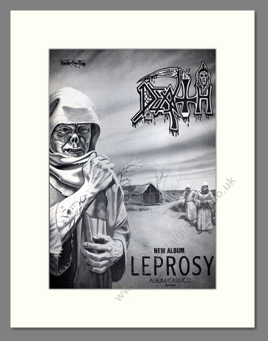 Death - Leprosy. Vintage Advert 1988 (ref AD64887)