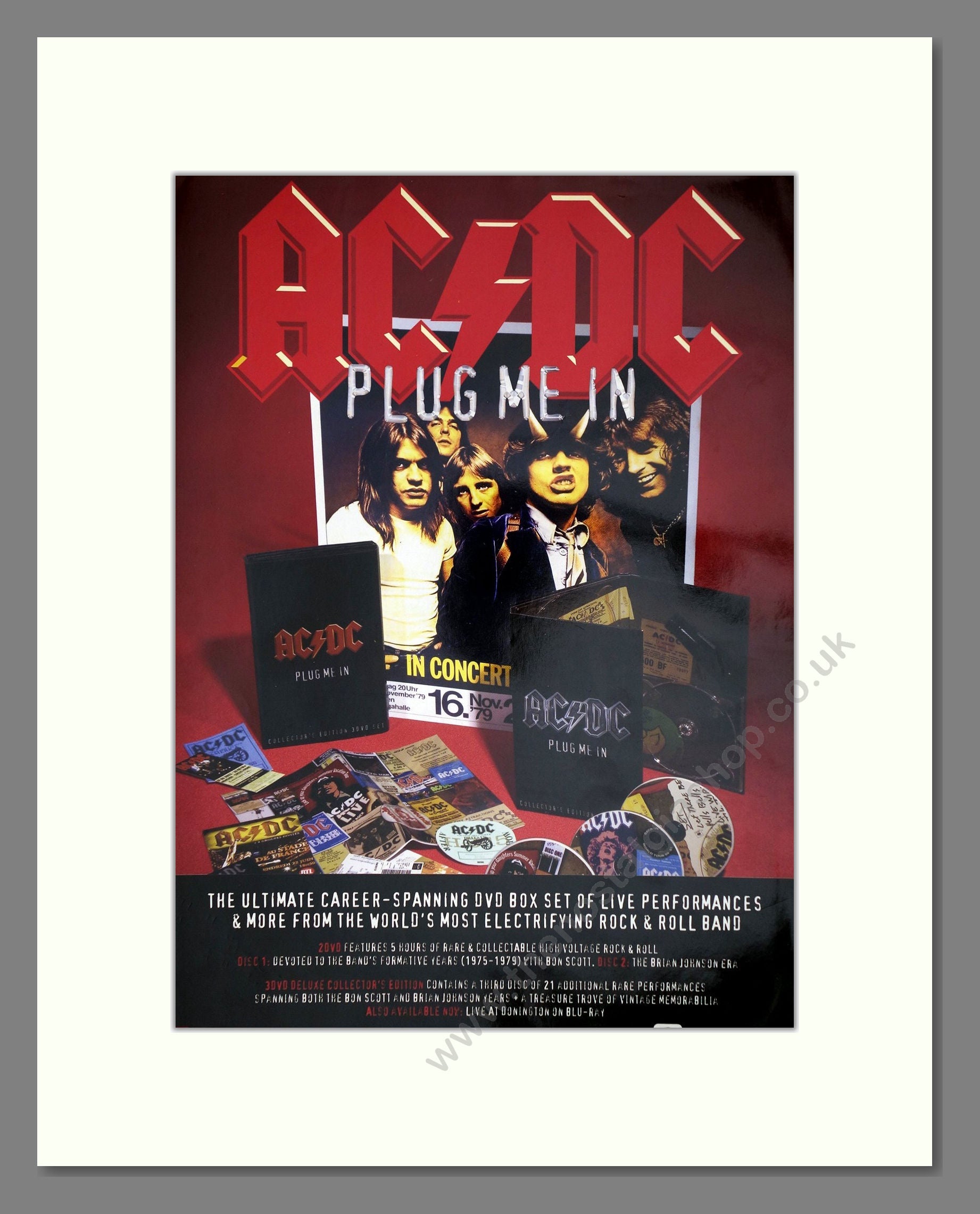 AC / DC - Plug Me In. Vintage Advert 2007 (ref AD64913) – The Nostalgia ...