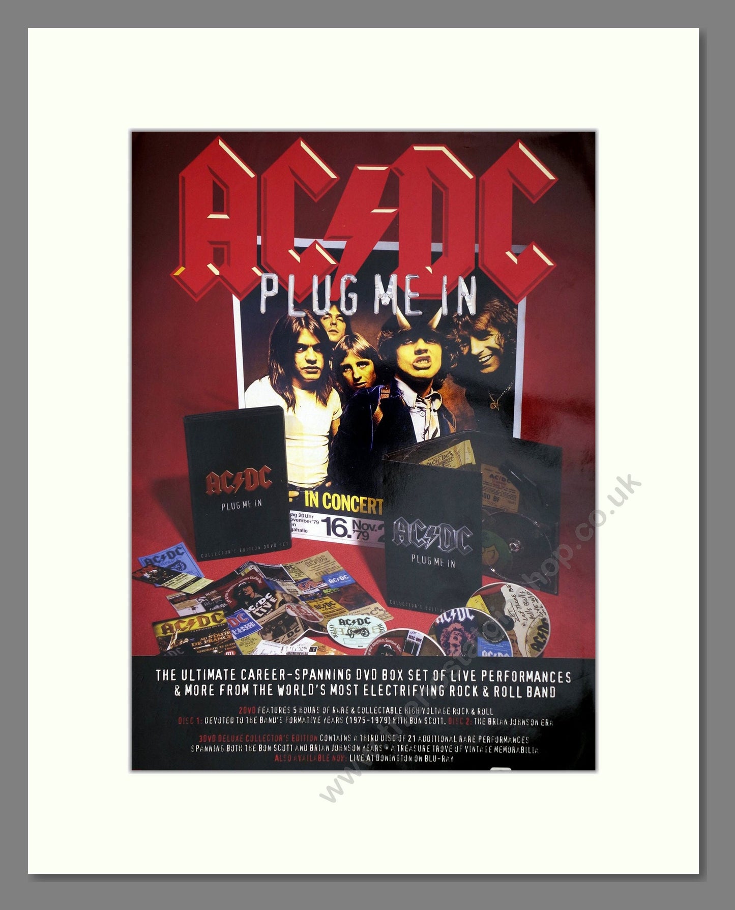 AC / DC - Plug Me In. Vintage Advert 2007 (ref AD64913)
