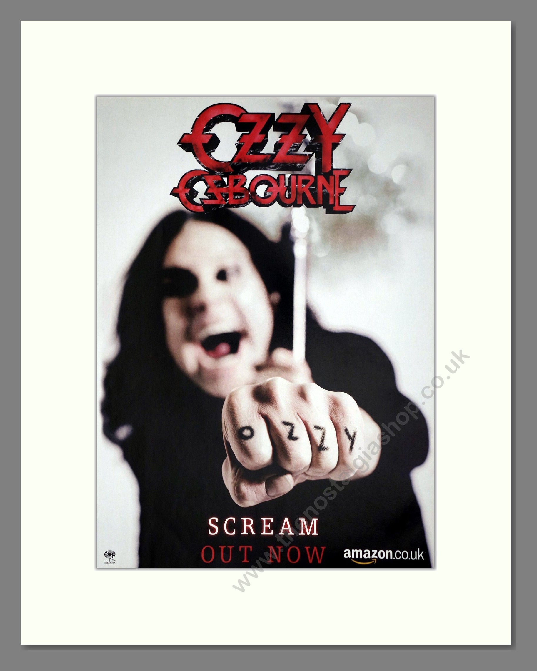 Ozzy Osbourne - Scream. Vintage Advert 2010 (ref AD64918)