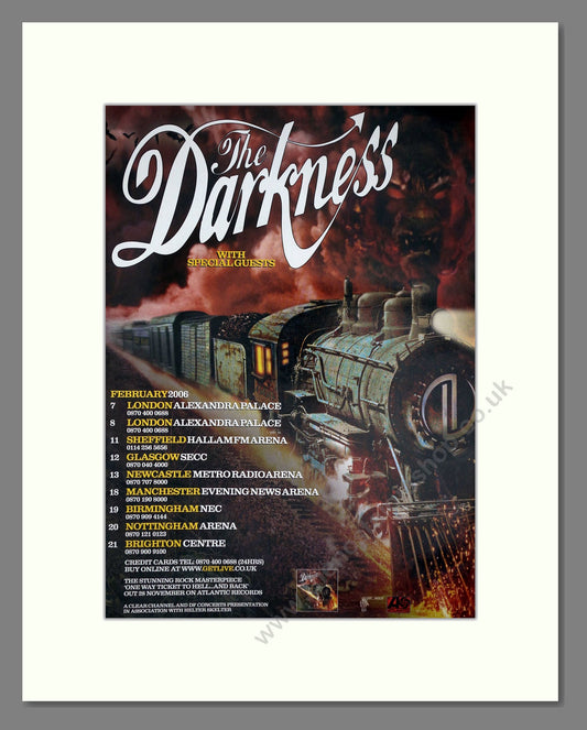 Darkness (The) - UK Tour. Vintage Advert 2006 (ref AD64920)