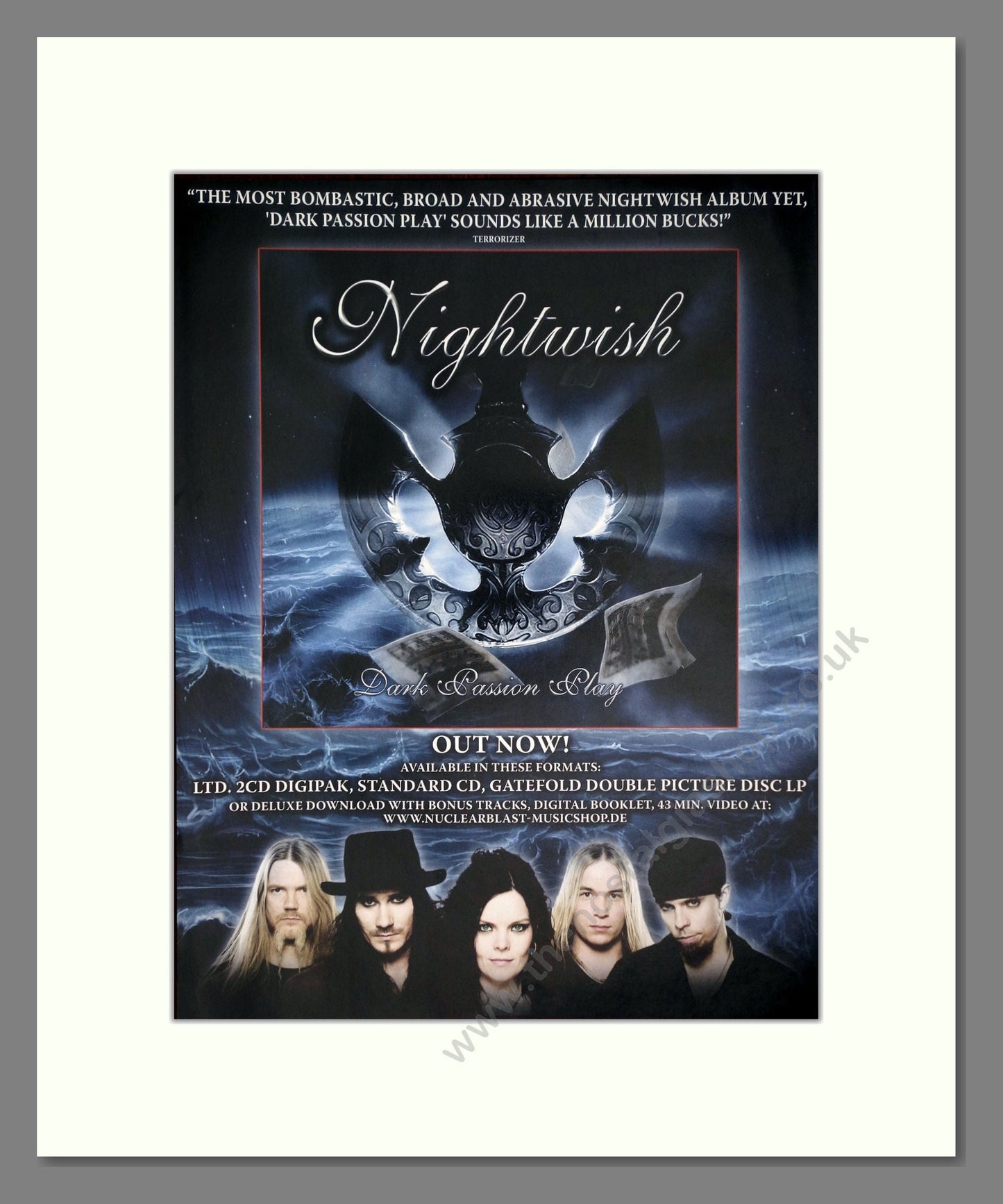 Nightwish - Dark Passion Play. Vintage Advert 2007 (ref AD64924)
