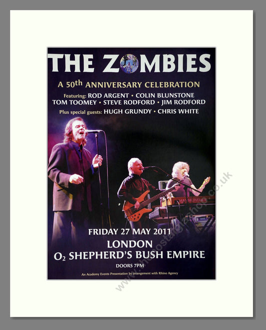Zombies (The) - 50th Anniversary. Vintage Advert 2011 (ref AD64929)