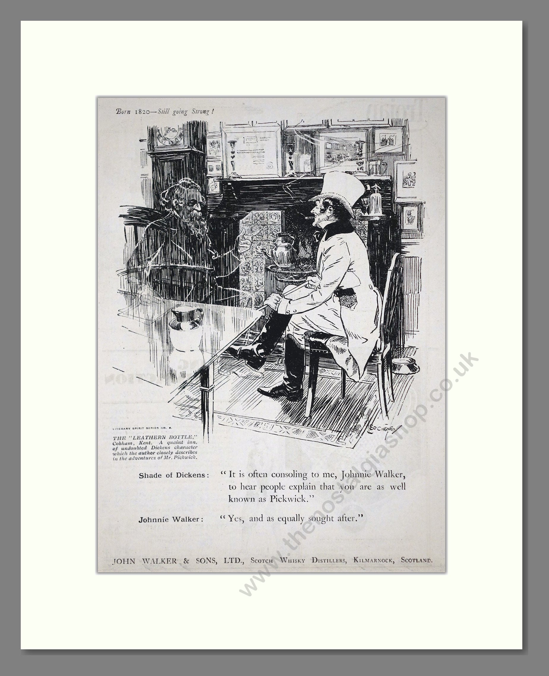 Johnnie Walker - Scotch Whisky. Vintage Advert 1924 (ref AD65004)