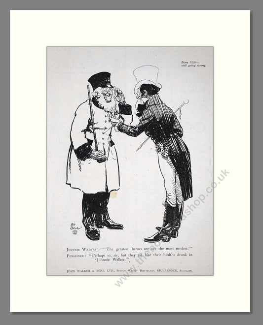 Johnnie Walker - Scotch Whisky. Vintage Advert 1919 (ref AD65016)