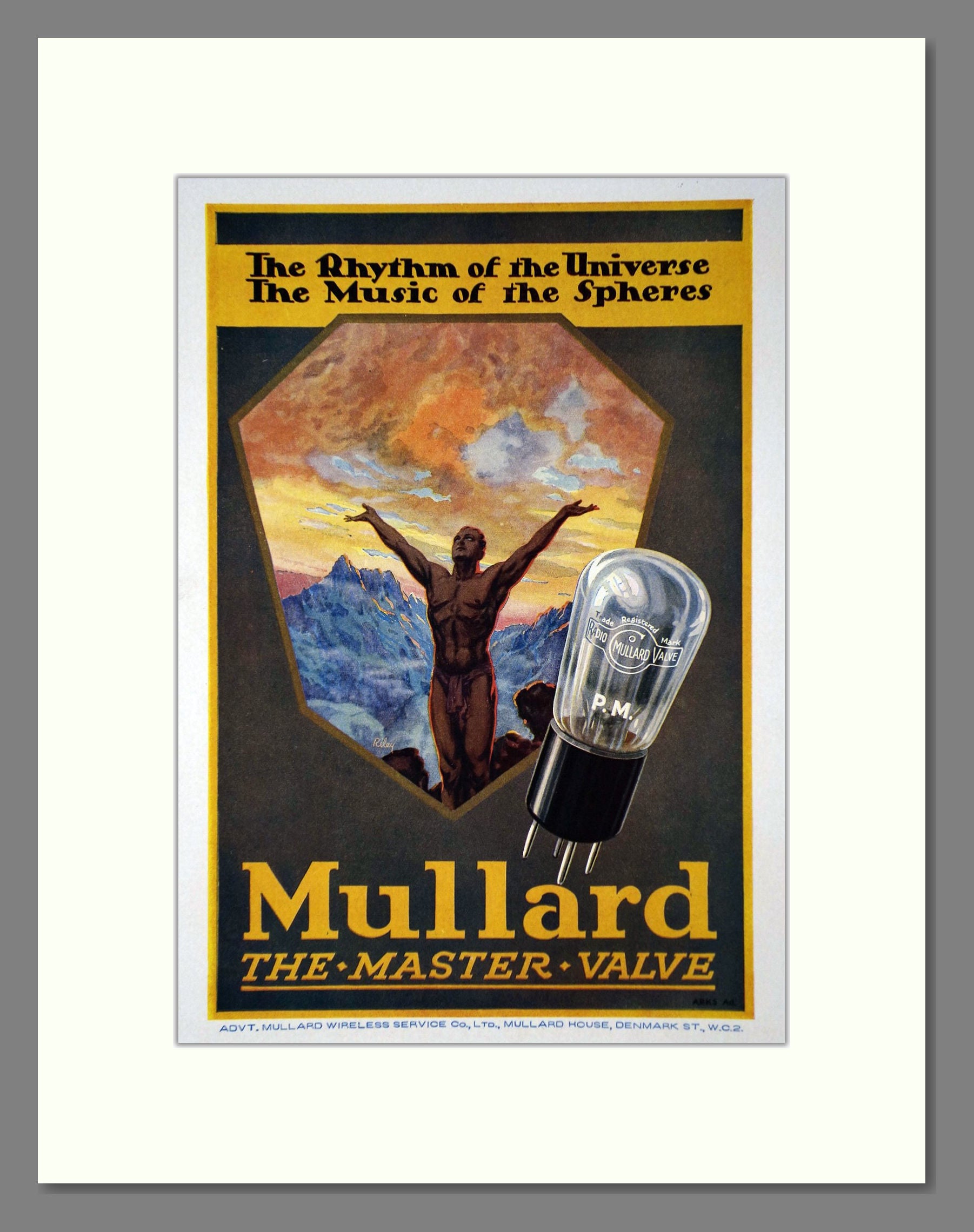 Mullard - Valves. Vintage Advert 1927 (ref AD65166) – The Nostalgia Shop
