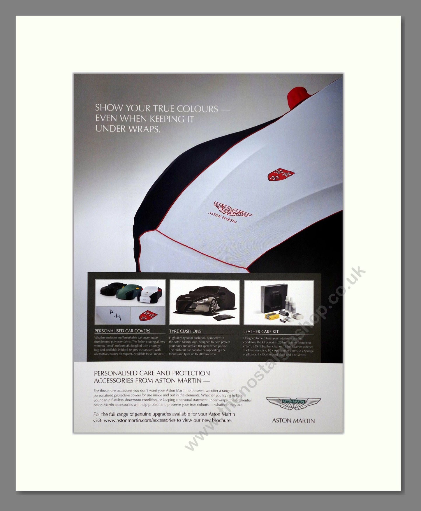 Aston Martin - Accessories. Vintage Advert 2015 (ref AD65231)