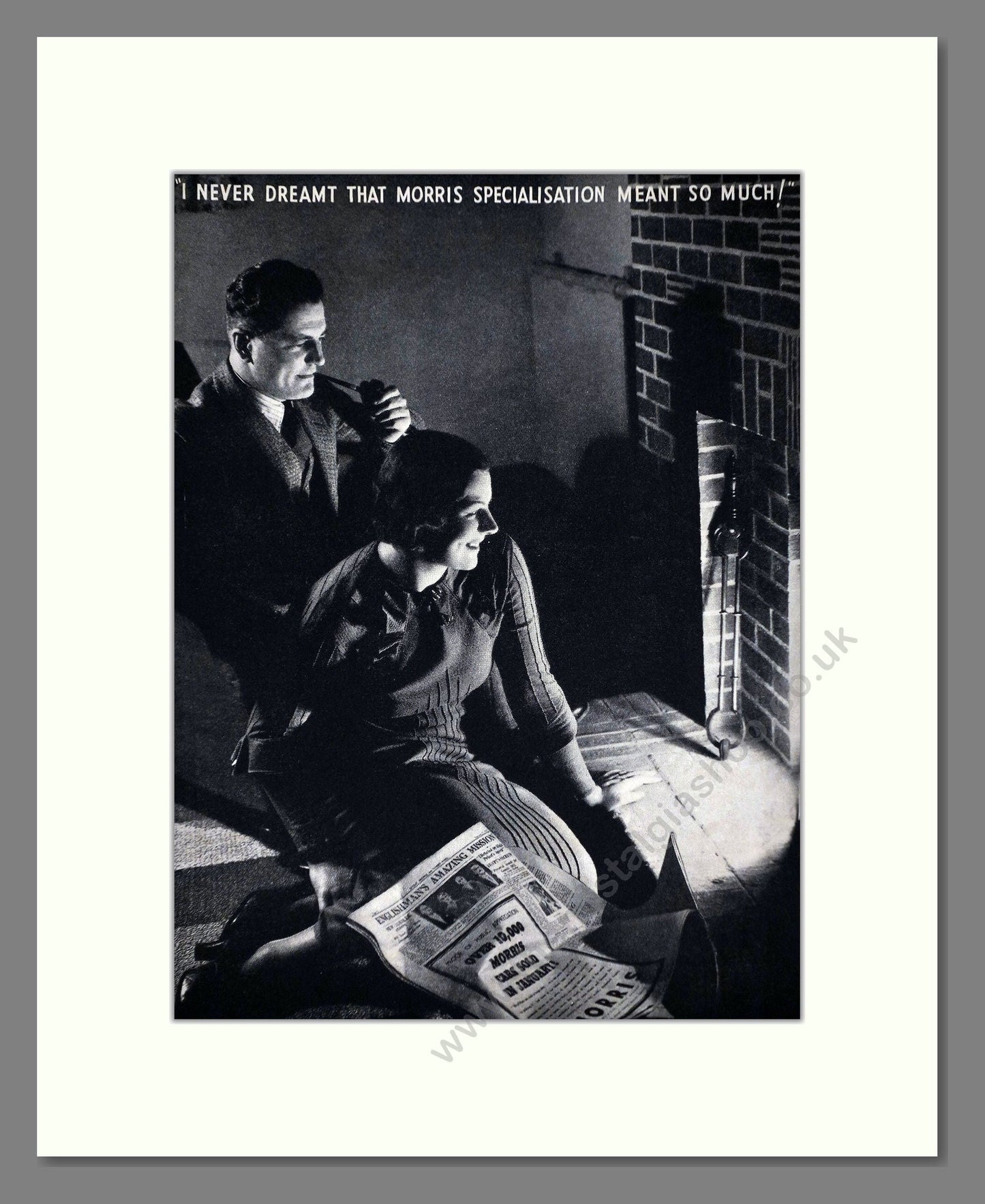 Morris - Specialisation. Vintage Advert 1935 (ref AD65262)