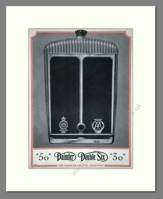 Daimler - Double Six. Vintage Advert 1927 (ref AD65374)