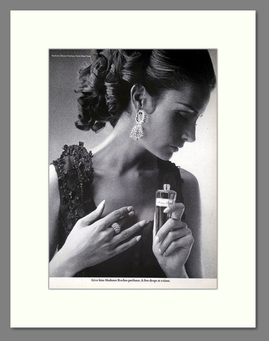Rochas - Madame Rochas. Vintage Advert 1968 (ref AD65443)